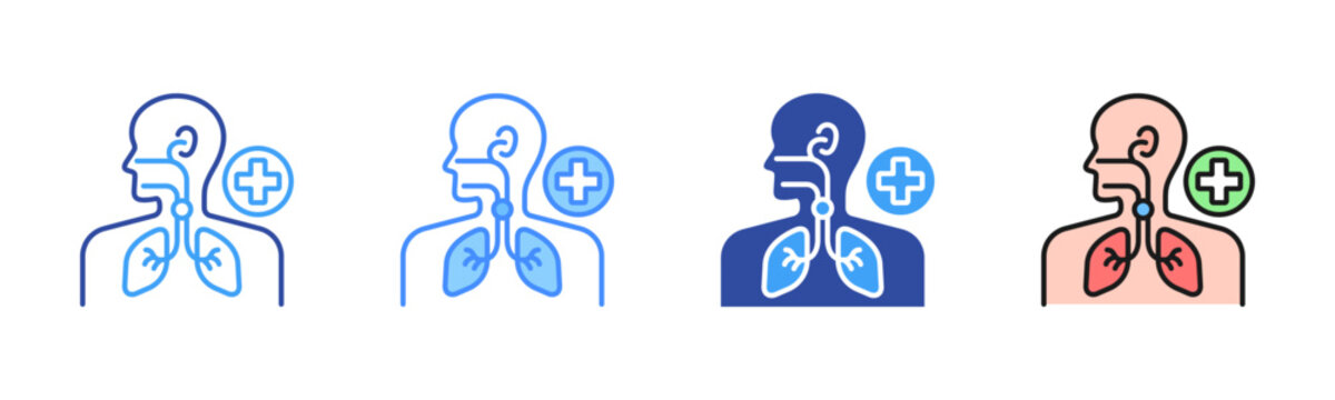 Otolaryngology Icon, Multi Styles Icon Set
