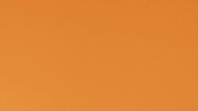 Top view of Animated Crumpled wrinkled sheet of orange paper texture. Seamless lopping animation. Graphic resources concept
