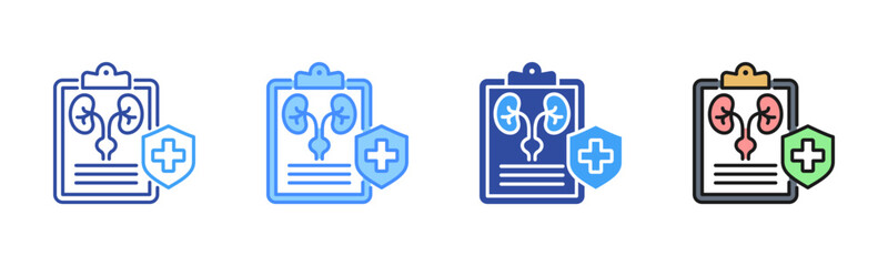 Urology Icon, Multi Styles Icon Set