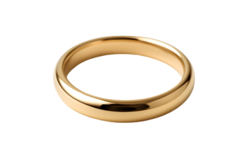 wedding rings isolated on white