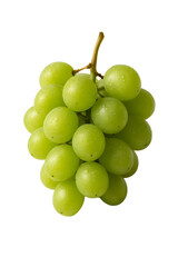 green grapes isolated on white
