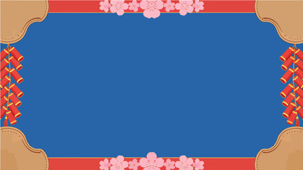 Background of the Year of the Horse Poster