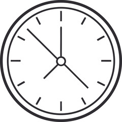 clock, time, watch, hour, minute, vector, circle, symbol, icon, business, dial, second, office, timer, face, number, object, sign, black, day