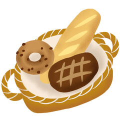 vector illustration of bread