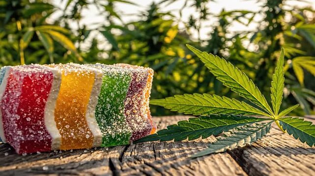 Cannabis Edibles - A Colorful Treat with a Potent Kick.