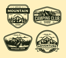 RETRO VINTAGE FISHING OUTDOOR ADVENTURE LOGO BADGE PATCH FOR HAT, T-SHIRT, STICKER