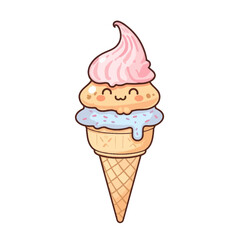 Cute Delicious Ice Cream Design Very Cool