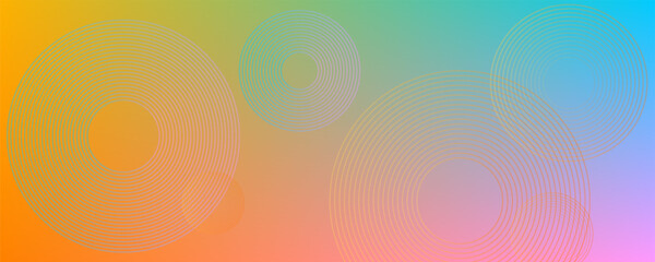 Modern abstract covers set, minimal covers design. Colorful cicle background, vector illustration.