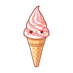 Cute Delicious Ice Cream Design Very Cool