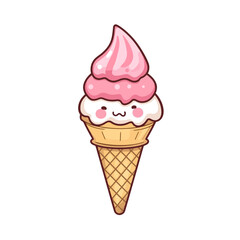 Cute Delicious Ice Cream Design Very Cool