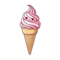 Cute Delicious Ice Cream Design Very Cool