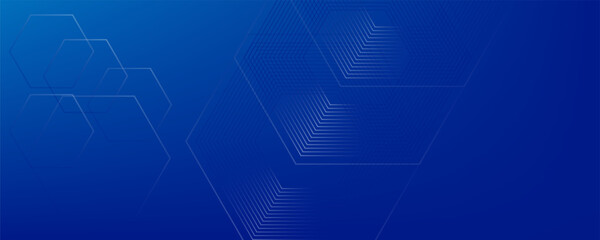 Abstract Business Tech Hexagon Blue Tech Finance Fintech Background Abstract Pixel Pattern Modern Simple Abstract Design