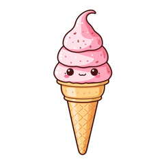 Cute Delicious Ice Cream Design Very Cool