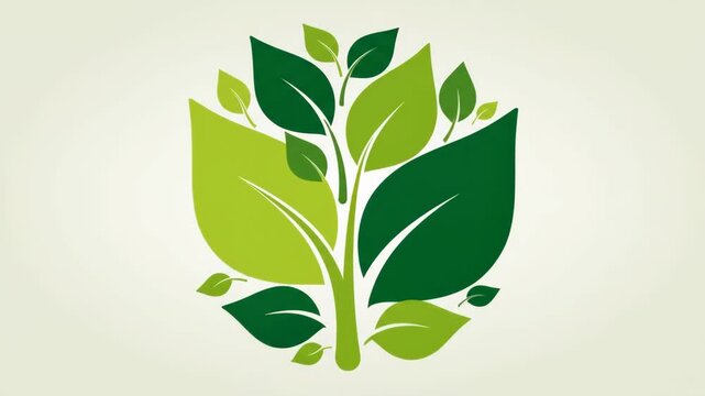 Green Tree Logo Design Symbolizing Growth and Nature.