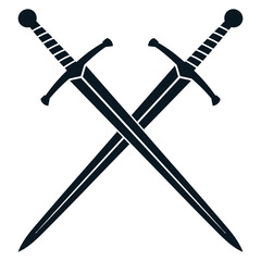 two crossed swords