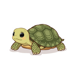 Cute Turtle Cartoon Very Cool