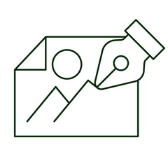 Business strategy planning hand drawing icon vector for management infographic
