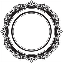 Timeless European Floral Ornament Illustration Art