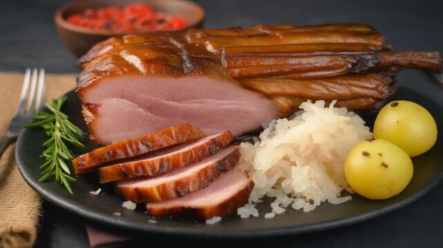 Kassler mit Sauerkraut