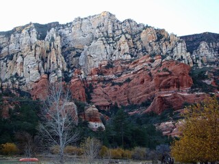 Sedona National Park mountain rock colors