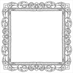 Victorian Inspired Floral Decorative Artwork Design