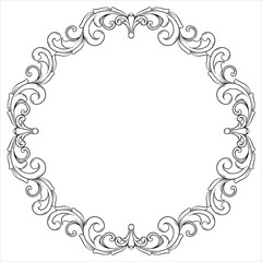 Victorian Inspired Floral Decorative Artwork Design