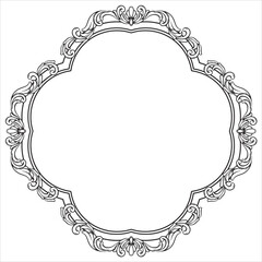 Victorian Inspired Floral Decorative Artwork Design