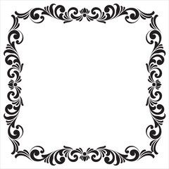 Victorian Inspired Floral Decorative Artwork Design