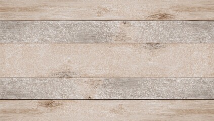 Naklejka premium Showing weathered horizontal wooden planks covering rustic wall paneling, with wood grain and knots