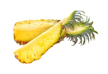 pineapple with slices transparent png