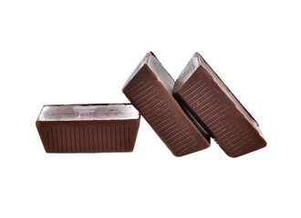 Chocolate isolated on white background, transparent png