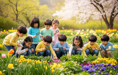 Joyful Spring Outdoor Activities Together