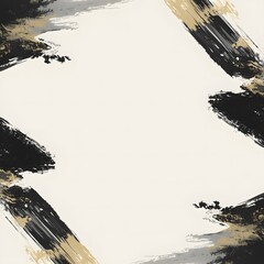 Brush Stroke Star Minimal Frame