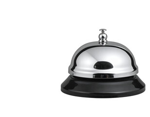 Professional Notification Bell Isolated on White Background for Alerts and Reminders  