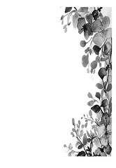 flowers and floral border