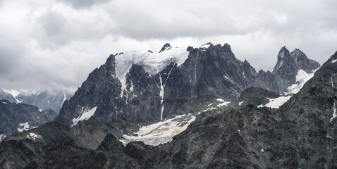 Aiguille Blanche Peuterey Summit The