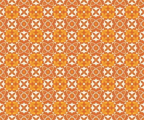 Decorative Nature Floral Seamless Wallpaper Vector with Elegant Flower Drawings and Art Texture