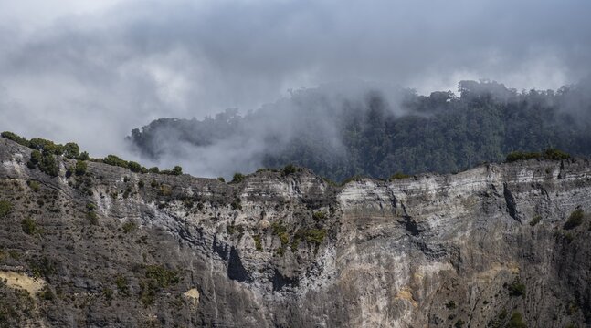 Irazu Volcano, Irazu Volcano National Park, Parque Nacional Volcan Irazu, Cartago Province, Costa Rica