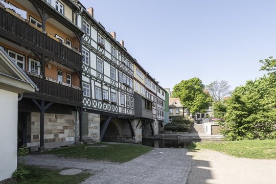 Kr&auml;merbr&uuml;cke, Erfurt, Thuringia, Germany