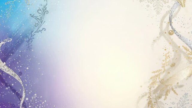 As animation starts, fading gold-script Twinkle revealing sparkles and ribbons on title card