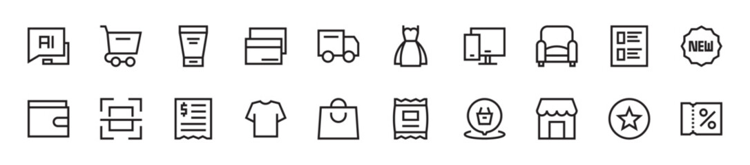 Set of Retail Icons