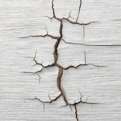 Cracked wood panel background with brown pattern abstract texture nature environment close-up view for design inspiration