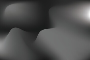 Grey black and white Abstract gradient mesh blurred backgrounds holographic texture banner eps 10	