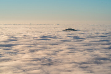 Der Merkur bei Baden-Baden bei Inversionswetterlage