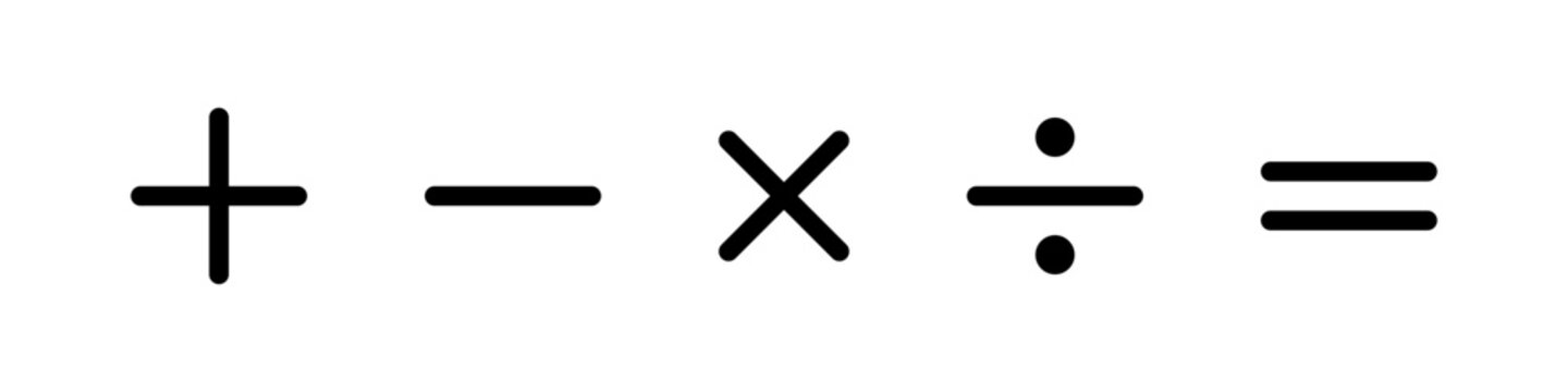  Basic math symbols