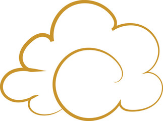 Chinese Cloud Line Art Decorative Ornament