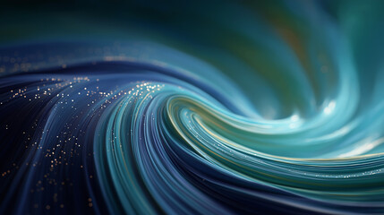 Oceanic Vortex: A captivating abstract composition showcasing a swirling vortex of ocean-inspired colors, evokes a sense of depth and fluidity