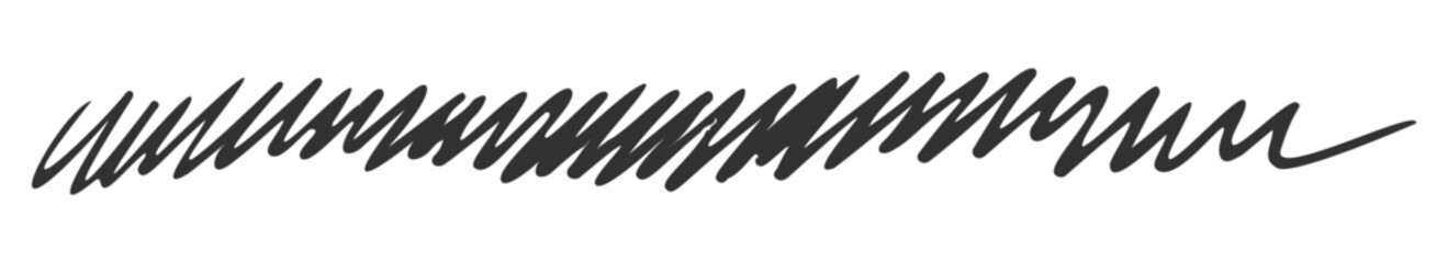 Scribble element symbolized intense emotion