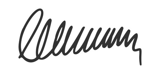 Beautifully drawn hand lines scribble