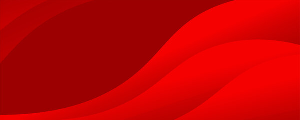 Abstract modern colorful gradient red curve background